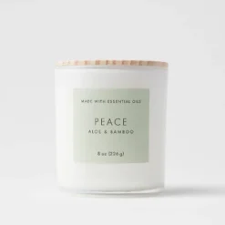 Wood Lidded Glass Wellness Peace Candle - Threshold™ -Decoro Shop GUEST 7dafd42c 8838 4237 adb0 5f8c4050c49a