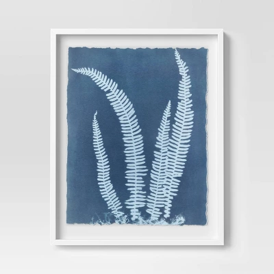 (Set Of 2) 16" X 20" Float Mount Plant Print Framed Wall Poster Set White - Threshold™ 2 (Set Of 2) 16" X 20" Float Mount Plant Print Framed Wall Poster Set White - Threshold™ - Image 2