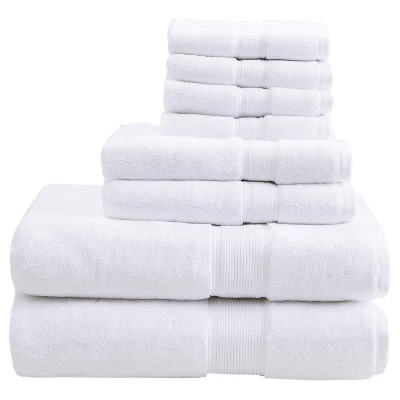 8pc Cotton Bath Towel Set 13 8pc Cotton Bath Towel Set - Image 13