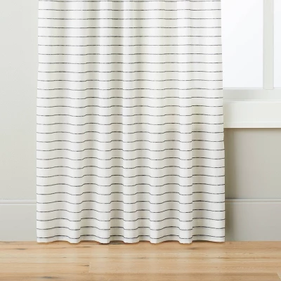 Blanket Stitch Curtain Panel Dark Gray/Cream - Hearth & Hand™ With Magnolia 4 Blanket Stitch Curtain Panel Dark Gray/Cream - Hearth & Hand™ With Magnolia - Image 4