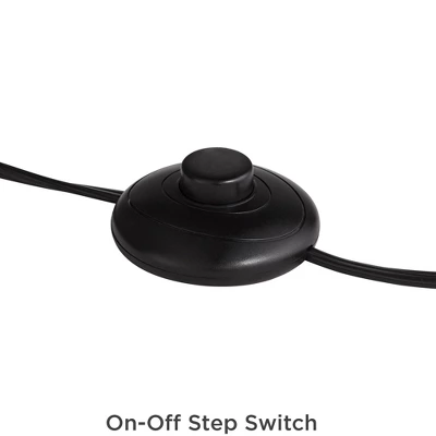 Possini Euro Design Acadia Modern Floor Lamp 71" Tall Black Warm Gold Metal 3 Light Frosted White Glass Globe Shade For Living Room Bedroom Office 6 Possini Euro Design Acadia Modern Floor Lamp 71" Tall Black Warm Gold Metal 3 Light Frosted White Glass Globe Shade For Living Room Bedroom Office - Image 6