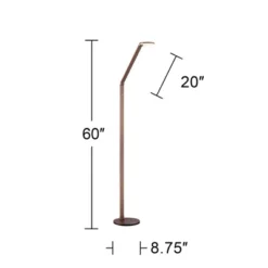 Possini Euro Design Magnum Modern Task Floor Lamp 61" Tall French Bronze Brown Metal LED Adjustable For Living Room Reading Bedroom Office House Home 14 Possini Euro Design Magnum Modern Task Floor Lamp 61" Tall French Bronze Brown Metal LED Adjustable For Living Room Reading Bedroom Office House Home -Decoro Shop GUEST 8f9282ea ef7d 4ebc 9c78 ebead13ea845