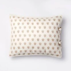 Lofty Cotton Slub Woodblock Print Floral Quilt Sham White/Mauve – Threshold™ Designed With Studio McGee -Decoro Shop GUEST 91bdf0cb 01ba 49fd a8d1 d1eea5909891