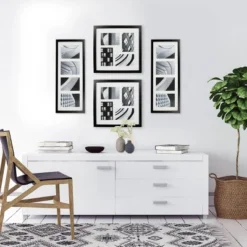 Thin Collage Frame Holds Four 4" X 6" Photos Black - Room Essentials™ 6 Thin Collage Frame Holds Four 4" X 6" Photos Black - Room Essentials™ -Decoro Shop GUEST 92031546 a124 47e0 807c 56020352aad6