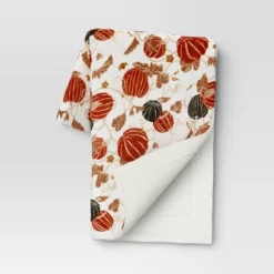 Pumpkin Printed Plush With Shearling Reverse Throw Blanket - Threshold™ 10 Pumpkin Printed Plush With Shearling Reverse Throw Blanket - Threshold™ -Decoro Shop GUEST 93689881 488d 4b25 86de 00ec94c729b1