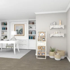 Wood 6 Slot Wall Photo Frame With Floor Stand Brown - Olivia & May -Decoro Shop GUEST 96a3664a 3084 49c8 bfe3 8cc2c1a3714c