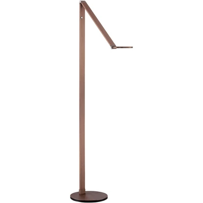 Possini Euro Design Magnum Modern Task Floor Lamp 61" Tall French Bronze Brown Metal LED Adjustable For Living Room Reading Bedroom Office House Home 6 Possini Euro Design Magnum Modern Task Floor Lamp 61" Tall French Bronze Brown Metal LED Adjustable For Living Room Reading Bedroom Office House Home - Image 6
