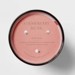 Colored Vase Glass With Dustcover Strawberry Musk Candle Red - Threshold™ 10 Colored Vase Glass With Dustcover Strawberry Musk Candle Red - Threshold™ -Decoro Shop GUEST a1481056 0056 434b 8190 eafa8bcfa251