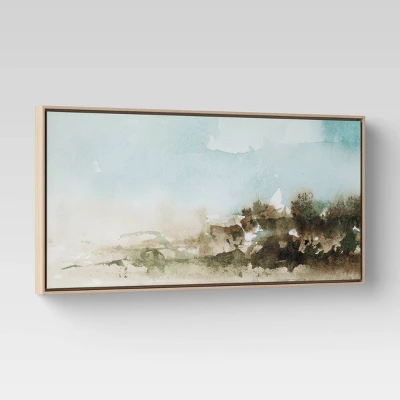 47" X 24" Watercolor Landscape Framed Canvas - Project 62™ 2 47" X 24" Watercolor Landscape Framed Canvas - Project 62™ - Image 2