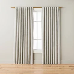 Heathered Slub Room Darkening Curtain Panel - Hearth & Hand™ With Magnolia -Decoro Shop GUEST a4a62756 feb2 4b16 a9a0 7820a44f7261