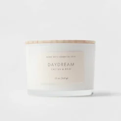 Wood Lidded Glass Wellness Daydream Candle - Threshold™ -Decoro Shop GUEST a7e1807b 0d8a 4b7c 968f 12e8206ee55d