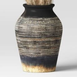 Grass Arrangement In Ceramic Pot Black - Threshold™ -Decoro Shop GUEST a8b7bc55 e7f2 41c9 ad42 4006f370c4b4