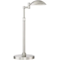 Possini Euro Design Eliptik Modern Desk Table Lamp 24 1/2" High Satin Nickel LED Swing Arm Adjustable Height For Bedroom Living Room Nightstand Office 13 Possini Euro Design Eliptik Modern Desk Table Lamp 24 1/2" High Satin Nickel LED Swing Arm Adjustable Height For Bedroom Living Room Nightstand Office -Decoro Shop GUEST aa0f4a29 bec0 4111 8c72 01b67ee54c62