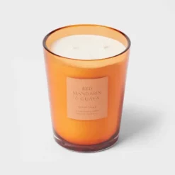 Colored Vase Glass With Dustcover Mandarin & Guava Candle Orange - Threshold™ 9 Colored Vase Glass With Dustcover Mandarin & Guava Candle Orange - Threshold™ -Decoro Shop GUEST aa27f146 dfa7 4f00 a5e8 351ea0849844