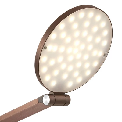 Possini Euro Design Magnum Modern Task Floor Lamp 61" Tall French Bronze Brown Metal LED Adjustable For Living Room Reading Bedroom Office House Home 2 Possini Euro Design Magnum Modern Task Floor Lamp 61" Tall French Bronze Brown Metal LED Adjustable For Living Room Reading Bedroom Office House Home - Image 2