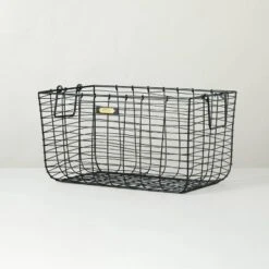Wire Storage Basket Black - Hearth & Hand With Magnolia 11 Wire Storage Basket Black - Hearth & Hand With Magnolia -Decoro Shop GUEST b22a1734 78e8 485f ac33 f45b9366683c