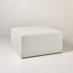 Boucle Upholstered Square Cocktail Ottoman - Hearth & Hand™ With Magnolia 12 Boucle Upholstered Square Cocktail Ottoman - Hearth & Hand™ With Magnolia -Decoro Shop GUEST b26d4059 7849 4f8d abd9 4175fb319d21