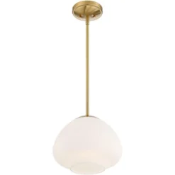 Possini Euro Design Orilla Brass Mini Pendant Light 11 3/4" Wide Mid Century Modern White Opal Glass Shade For Dining Room House Foyer Kitchen Island 10 Possini Euro Design Orilla Brass Mini Pendant Light 11 3/4" Wide Mid Century Modern White Opal Glass Shade For Dining Room House Foyer Kitchen Island -Decoro Shop GUEST b30bd1e8 35ac 46e4 afe7 4dbfc3645d7c