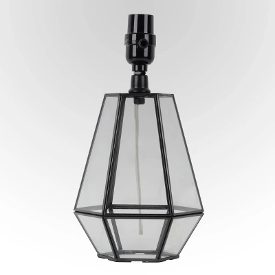 Small Terrarium Table Lamp Base Black - Threshold™ 3 Small Terrarium Table Lamp Base Black - Threshold™ - Image 3