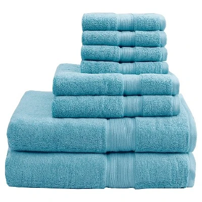 8pc Cotton Bath Towel Set 11 8pc Cotton Bath Towel Set - Image 11