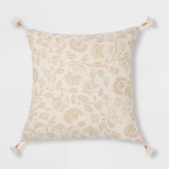 Jacobean Square Throw Pillow - Threshold™ -Decoro Shop GUEST bcd4d061 ca23 4438 9d57 0632e6f84eb6
