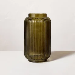 Ribbed Glass Jug Vase Dark Green - Hearth & Hand™ With Magnolia 9 Ribbed Glass Jug Vase Dark Green - Hearth & Hand™ With Magnolia -Decoro Shop GUEST bddfea06 0cdf 4e99 9686 d59b3e8abd18