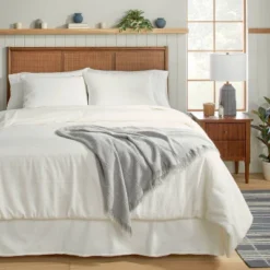 Fine Stripe Duvet & Sham Set Twilight Taupe/Sour Cream - Hearth & Hand™ With Magnolia 7 Fine Stripe Duvet & Sham Set Twilight Taupe/Sour Cream - Hearth & Hand™ With Magnolia -Decoro Shop GUEST c27ed094 d019 497e 86b4 0a670b3b9450