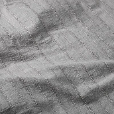 3pc Washed Loop Stripe Duvet Cover Bedding Set - Hearth & Hand™ With Magnolia 1 3pc Washed Loop Stripe Duvet Cover Bedding Set - Hearth & Hand™ With Magnolia