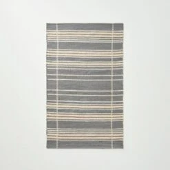 Wool Blend Variegated Stripe Area Rug Dark Gray - Hearth & Hand™ With Magnolia 11 Wool Blend Variegated Stripe Area Rug Dark Gray - Hearth & Hand™ With Magnolia -Decoro Shop GUEST c629a83d a738 4bab bd2a 06965392a6e8