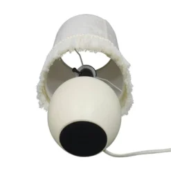 Small Table Lamp With Fringe Shade Off-White (Includes LED Light Bulb) - Opalhouse™ Designed With Jungalow™ -Decoro Shop GUEST d90258f8 fdb3 4965 9481 654431d459c8