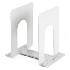 Juvale 12 Pack Metal Bookends For Shelves, Heavy Duty White Book Stoppers For Library, Living Room, Or Office (5x6.6x 5.8 In) -Decoro Shop GUEST dacb1107 0c49 4cf5 9f8a bce9fe0ac24d