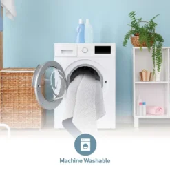 World Rug Gallery Contemporary Distressed Stripe Machine Washable Area Rug -Decoro Shop GUEST df5271ca 0824 4b0e 963f ae6363149e4f