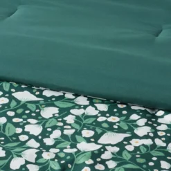 Floral Printed Microfiber Reversible Comforter & Sheets Set Dark Green - Room Essentials™ 9 Floral Printed Microfiber Reversible Comforter & Sheets Set Dark Green - Room Essentials™ -Decoro Shop GUEST df79204e d53f 4796 9fc1 6fecf011d658