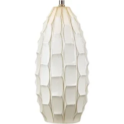 Possini Euro Design Cosgrove Modern Mid Century Table Lamp 32 3/4" Tall White Glazed Ceramic Beige Fabric Drum Shade For Bedroom Living Room Bedside 9 Possini Euro Design Cosgrove Modern Mid Century Table Lamp 32 3/4" Tall White Glazed Ceramic Beige Fabric Drum Shade For Bedroom Living Room Bedside -Decoro Shop GUEST e15958a3 0b96 48ea bace d8ad192dac70