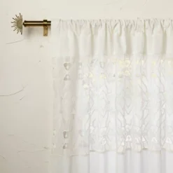 1pc Sheer Banded Geo Macrame Window Curtain Panel White - Opalhouse™ Designed With Jungalow™ 7 1pc Sheer Banded Geo Macrame Window Curtain Panel White - Opalhouse™ Designed With Jungalow™ -Decoro Shop GUEST e45ca8b5 c8fb 4bcd 9418 e1344d66992c