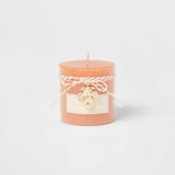 Ribbed Pillar Pumpkin Spice Candle - Threshold™ -Decoro Shop GUEST e467f067 2ab8 486b 8756 c7488700fa1b