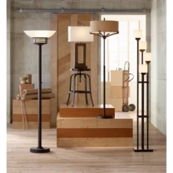 Possini Euro Design Light Blaster Modern Torchiere Floor Lamp 72 1/2" Tall Warm Bronze LED White Frosted Glass Bowl Shade For Living Room Bedroom Home 14 Possini Euro Design Light Blaster Modern Torchiere Floor Lamp 72 1/2" Tall Warm Bronze LED White Frosted Glass Bowl Shade For Living Room Bedroom Home -Decoro Shop GUEST ee0b8572 bc24 4cd3 8832 dc2dd329705b