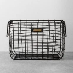 Wire Storage Basket Black - Hearth & Hand With Magnolia 10 Wire Storage Basket Black - Hearth & Hand With Magnolia -Decoro Shop GUEST efe86eae 04b3 4a40 b0c6 ffcdb651f04d
