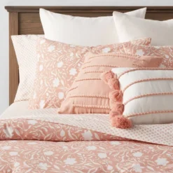 12pc Floral Boho Comforter & Sheets Set Terracotta Pink - Threshold™ 19 12pc Floral Boho Comforter & Sheets Set Terracotta Pink - Threshold™ -Decoro Shop GUEST f3330df4 d165 44ef 87fd 293b2d10cfce