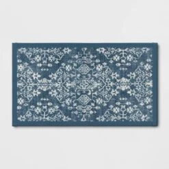 Vintage Print Comfort Rug Blue - Threshold™ -Decoro Shop GUEST f437994b 06fa 4df6 84f2 e90cb16dba7b