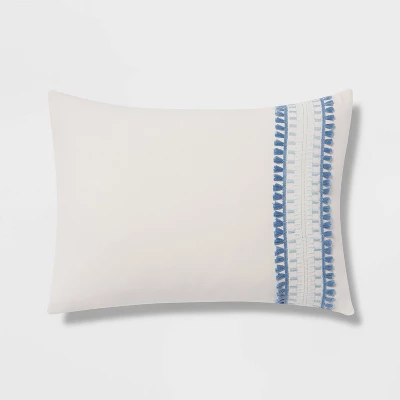 12pc Embroidered Fringe Stripe With Tassels Comforter & Sheet Bedding Set - Threshold™ 7 12pc Embroidered Fringe Stripe With Tassels Comforter & Sheet Bedding Set - Threshold™ - Image 7