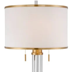 Possini Euro Design Cadence Modern Floor Lamp Standing 62" Tall Crystal Glass Column Satin Brass Linen Drum Shade For Living Room Bedroom Office House 10 Possini Euro Design Cadence Modern Floor Lamp Standing 62" Tall Crystal Glass Column Satin Brass Linen Drum Shade For Living Room Bedroom Office House -Decoro Shop GUEST f4d9487e bd8e 4d4e ab08 6d302613901b