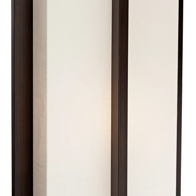 Possini Euro Design Modern Art Deco Floor Lamp Standing 60" Tall Espresso Wood Beige Linen Column Shade For Living Room Bedroom Office House Home 3 Possini Euro Design Modern Art Deco Floor Lamp Standing 60" Tall Espresso Wood Beige Linen Column Shade For Living Room Bedroom Office House Home - Image 3