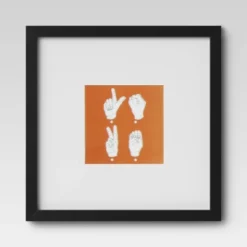 Set Of 9 Gallery Frame Set 10" X 10" Matted To 5" X 5" Black - Room Essentials™ 19 Set Of 9 Gallery Frame Set 10" X 10" Matted To 5" X 5" Black - Room Essentials™ -Decoro Shop GUEST f789d878 5fd4 4ad1 974a e96f082d197a