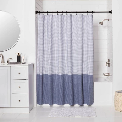 72" Half Moon Dual Mount Shower Rod - Threshold™ 1 72" Half Moon Dual Mount Shower Rod - Threshold™