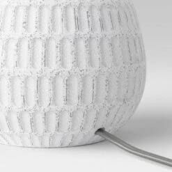 Ceramic Textured Table Lamp Base White - Threshold™ -Decoro Shop GUEST fc9f4ede e288 4863 a616 ae078ed887a0