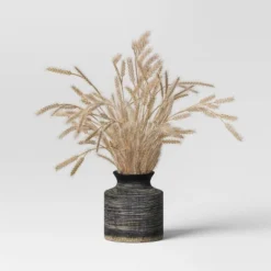 Grass Arrangement In Ceramic Pot Black - Threshold™ -Decoro Shop GUEST feadbbf9 25c2 45e5 ba31 61ab6f1faca8