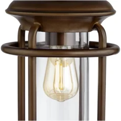 Franklin Iron Works Andreas Industrial Table Lamp 26" High Brown Metal With Nightlight LED And USB Charging Port Oatmeal Shade For Living Room Desk 10 Franklin Iron Works Andreas Industrial Table Lamp 26" High Brown Metal With Nightlight LED And USB Charging Port Oatmeal Shade For Living Room Desk -Decoro Shop GUEST ff266ca9 dba5 4542 8acd 1d5d696cd6f5