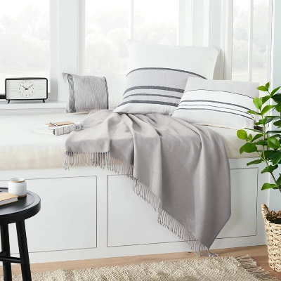 Off-Center Stripes Decorative Pillow Cover - Hearth & Hand™ With Magnolia 1 Off-Center Stripes Decorative Pillow Cover - Hearth & Hand™ With Magnolia